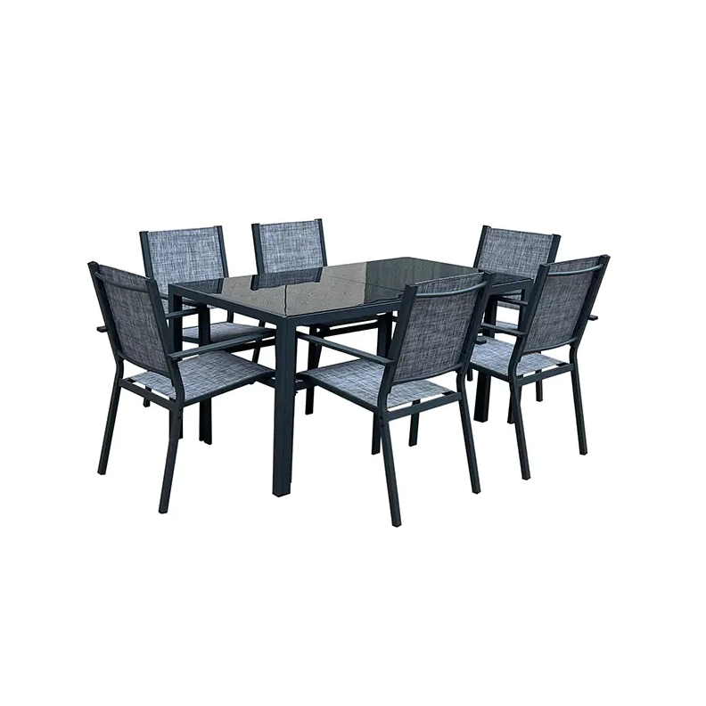 Glass Seating Set
